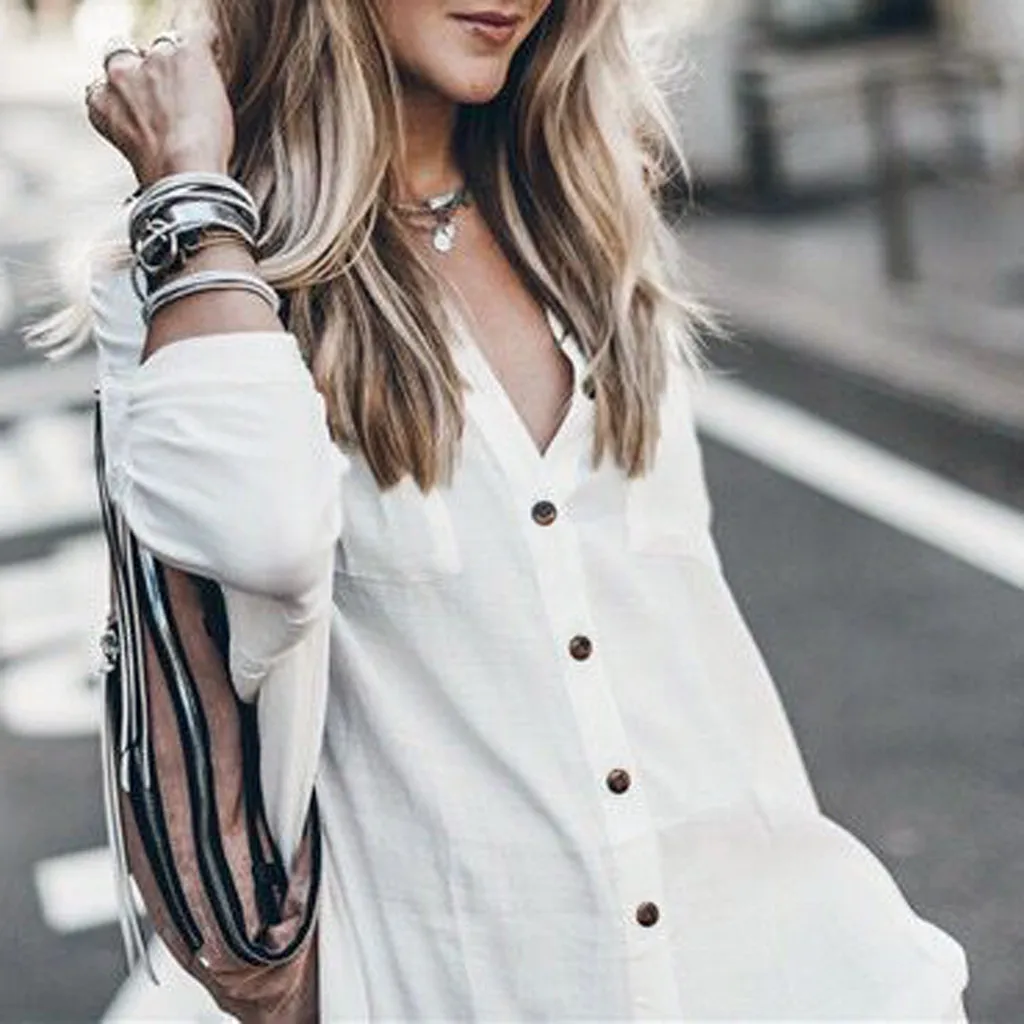 Womens Buttoned Pockets Shirt Collar Solid Tunic Long Sleeves Shirts Mini Dress vestidos For Ladies Casual #25 Dropshipping
Womens Buttoned Pockets Shirt Collar Solid Tunic Long Sleeves Shirts Mini Dress vestidos For Ladies Casual #25 Dropshipping