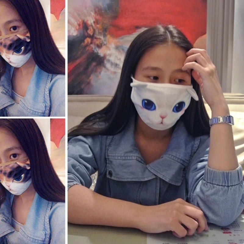 Fashion Women's 3D Cat Mouth-muffle Cotton Face Masks Anti Dust Windproof Masks New Girls Korean Adult Animals Cat Mask for Lady
Fashion Women's 3D Cat Mouth-muffle Cotton Face Masks Anti Dust Windproof Masks New Girls Korean Adult Animals Cat Mask for Lady