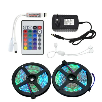 10M LED Strip Set SMD 5050 RGB 600LED Lighting Home Decoration 24Key IR Controller 12V 3A Power Supply Adapter
10M LED Strip Set SMD 5050 RGB 600LED Lighting Home Decoration 24Key IR Controller 12V 3A Power Supply Adapter