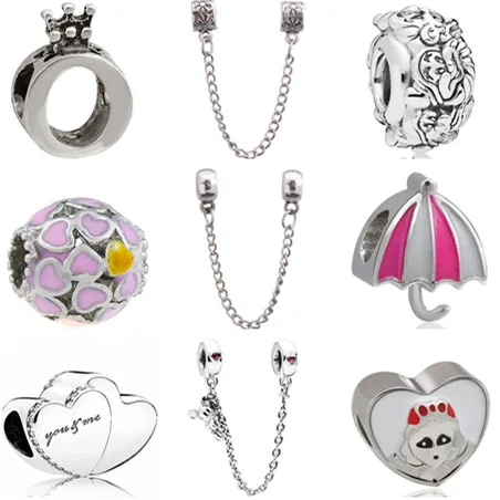 

Punk Silver Color Small DIY Trophy Map Purse Cartoon Mickey Alloy Beads Fit Pandora Charms Bracelets Necklaces for Women Jewelry