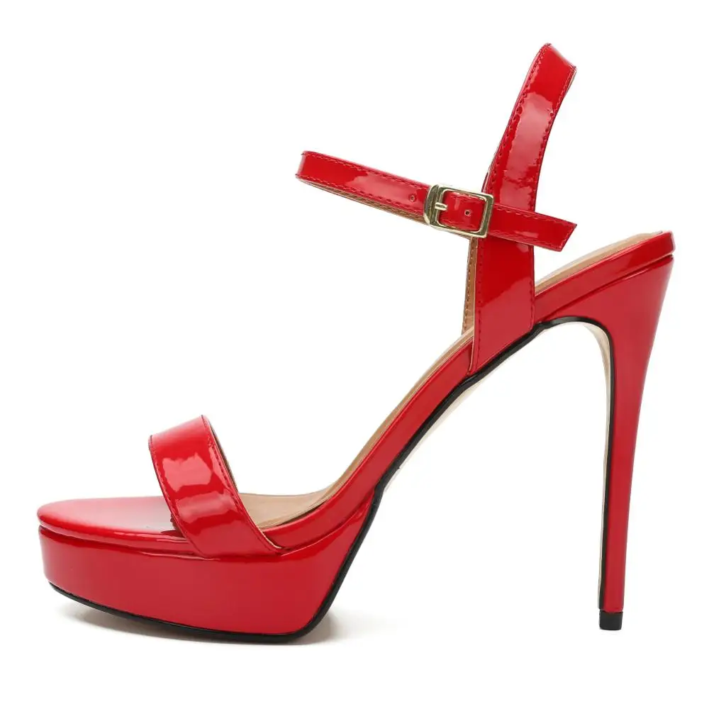 Designer Sandals Women Luxury 2019 Summer Sandals For Women Sexy High Heels Platform Ankle Straps Black Red Wedding Party Shoes
Designer Sandals Women Luxury 2019 Summer Sandals For Women Sexy High Heels Platform Ankle Straps Black Red Wedding Party Shoes