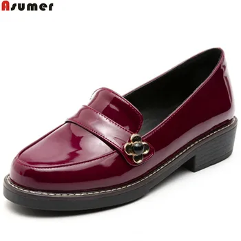 ASUMER wine red black 2020 fashion spring autumn new pumps round toe casual women med heels shoes big size 34-43
ASUMER wine red black 2020 fashion spring autumn new pumps round toe casual women med heels shoes big size 34-43