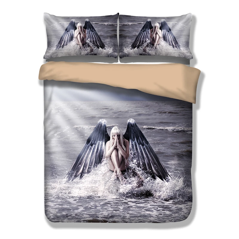 Wongsbedding 3PCS 3D Angel Wings Bedding Set HD Print Duvet Cover Single Full Queen King Size Bedclothes
Wongsbedding 3PCS 3D Angel Wings Bedding Set HD Print Duvet Cover Single Full Queen King Size Bedclothes