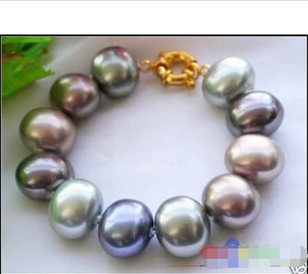 p1644 8" 20mm multicolor RICE SOUTH SEA SHELL PEARL BRACELET @^Noble style Natural Fine jewe FREE SHIPPING
p1644 8" 20mm multicolor RICE SOUTH SEA SHELL PEARL BRACELET @^Noble style Natural Fine jewe FREE SHIPPING