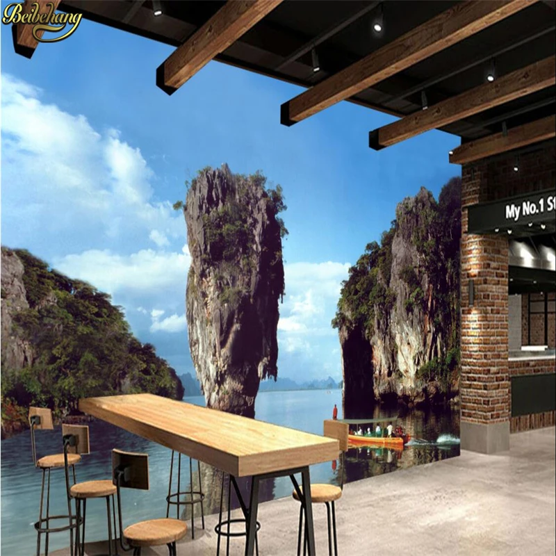 beibehang Custom Photo Wallpaper Phang Nga Bay Qingshan Xiushui Scenic Spot 3D 3D Backdrop Wall papel de parede
beibehang Custom Photo Wallpaper Phang Nga Bay Qingshan Xiushui Scenic Spot 3D 3D Backdrop Wall papel de parede