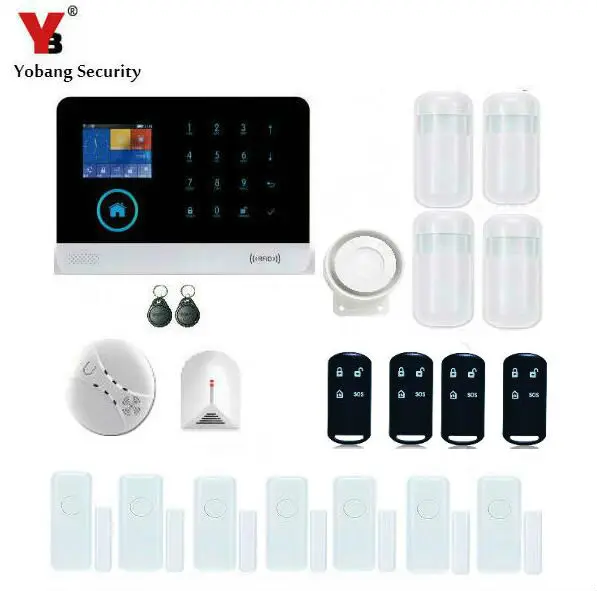 YoBang Security Home Office Security Wireless WIFI 3G GPRS Alarm System APP Remote Control RFID Burglar Alert Russian Spanish .
YoBang Security Home Office Security Wireless WIFI 3G GPRS Alarm System APP Remote Control RFID Burglar Alert Russian Spanish .