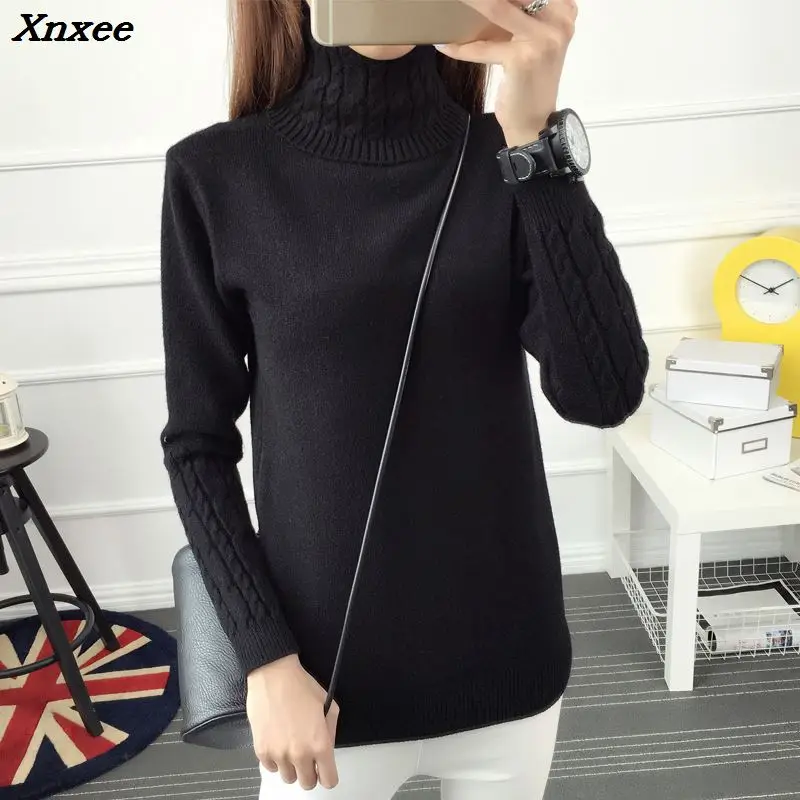 2018 new fashion Women white Lapel turtleneck sweater female basic knitted shirt Twist thick slim long sleeve pullover sweater
2018 new fashion Women white Lapel turtleneck sweater female basic knitted shirt Twist thick slim long sleeve pullover sweater