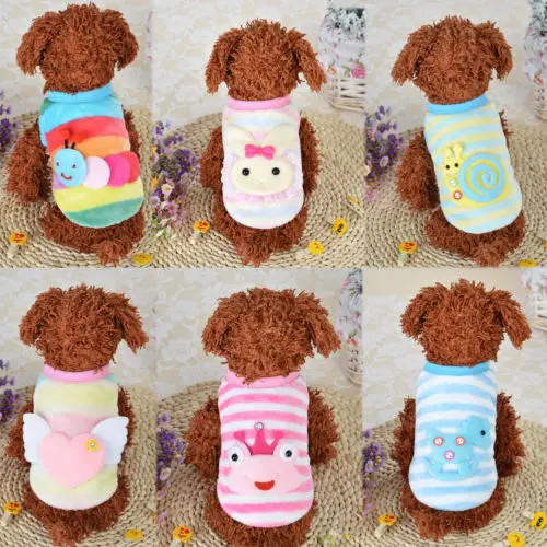 Cartoon Animal Pet Sweater Small Dog Vest Winter Fashion Puppy Costume Clothes Breathable Mesh Vest Pet Cat Appare
Cartoon Animal Pet Sweater Small Dog Vest Winter Fashion Puppy Costume Clothes Breathable Mesh Vest Pet Cat Appare