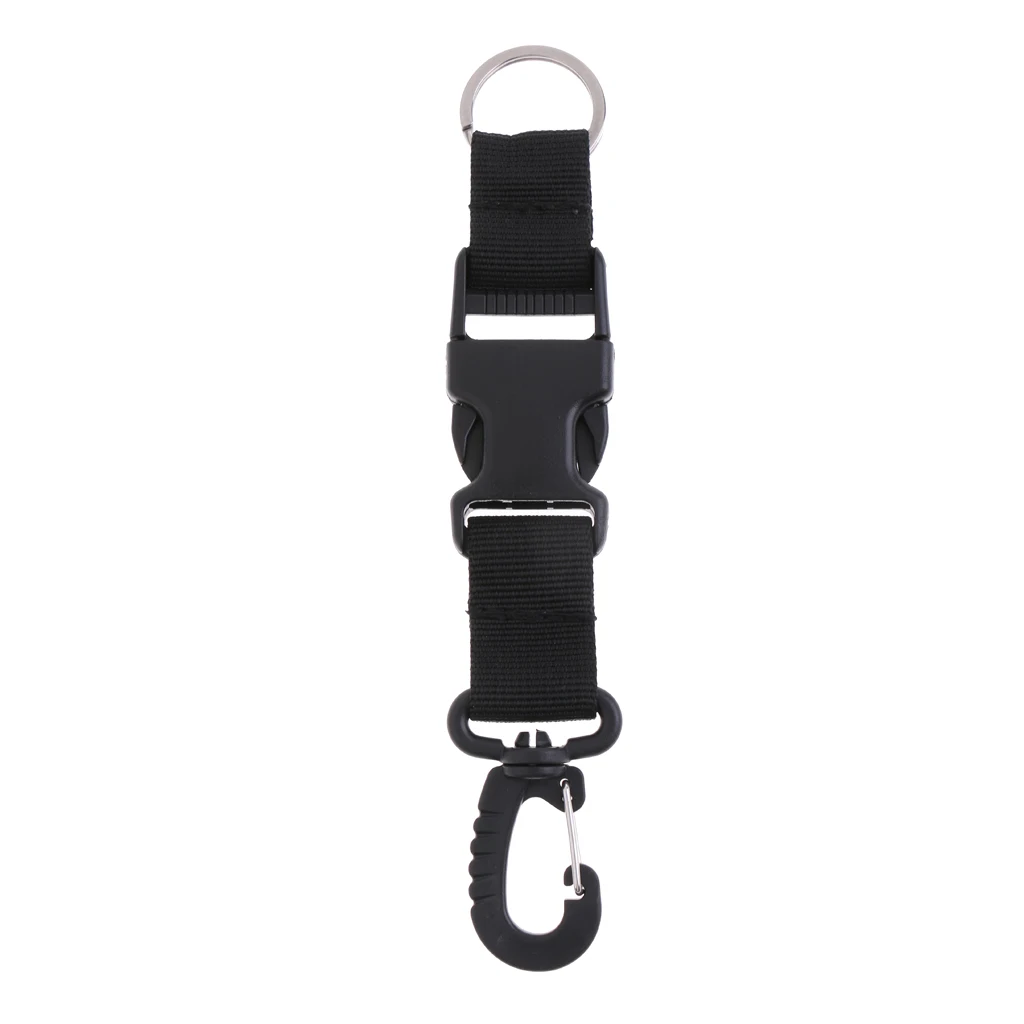 Heavy duty nylon webbing Scuba Diving Webbing Lanyard Strap with Quick Release Buckle Free Diving BCD Clip Gear Accessories Heavy duty nylon webbing Scuba Diving Webbing Lanyard Strap with Quick Release Buckle Free Diving BCD Clip Gear Accessories