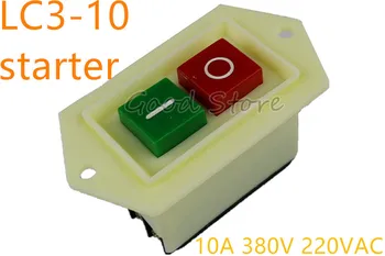 1PCS LC3-10 starter Drill press switch 10A 380V 220VAC I/O Start Stop Self-Locking Push Button Switch
1PCS LC3-10 starter Drill press switch 10A 380V 220VAC I/O Start Stop Self-Locking Push Button Switch