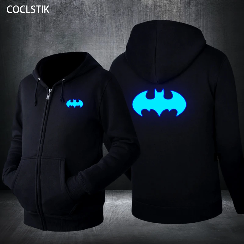 Spring/Autumn Men Fluorescent Batman Hoodies Jackets Male Dark Knight Superhero Sweatshirt Bruce Wayne Hoodie Jacket Zipper Coat
Spring/Autumn Men Fluorescent Batman Hoodies Jackets Male Dark Knight Superhero Sweatshirt Bruce Wayne Hoodie Jacket Zipper Coat