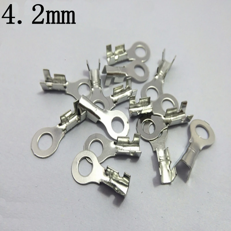 100pcs 4.2mm Copper Circular Splice Terminal Wire Naked Connector Sell At A Loss USA Belarus Ukraine
100pcs 4.2mm Copper Circular Splice Terminal Wire Naked Connector Sell At A Loss USA Belarus Ukraine