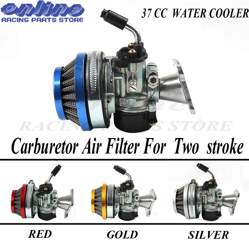 

49cc 50cc 60 66 80cc 2 Stroke Carburetor Air Filter Carb Fit two stroke Motorized Bike Bicycle mini Motor bike ATV