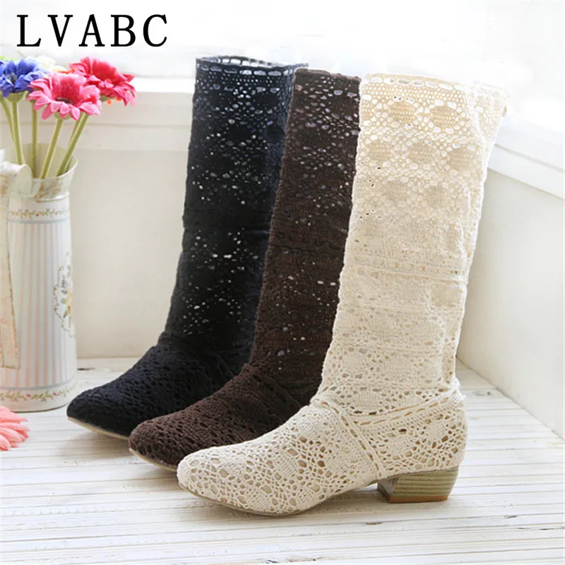 2018 Crochet summer boots bootie 2019 with the new shoes lace openwork crochet boots Plus size hollow fashion women boots 34-43
2018 Crochet summer boots bootie 2019 with the new shoes lace openwork crochet boots Plus size hollow fashion women boots 34-43