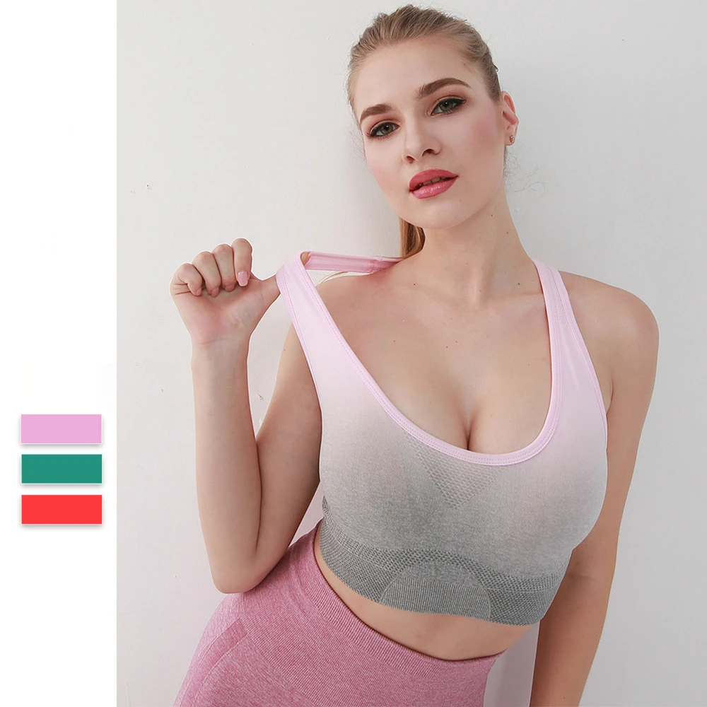 New Gradual breathable sports underwear female detachable vest type quick-drying shock-proof Yoga running fitness bra GYM tops
New Gradual breathable sports underwear female detachable vest type quick-drying shock-proof Yoga running fitness bra GYM tops