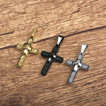 Cross Pendant Necklaces for Men Stainless Steel Cross Mens Necklace Chain Silver Gold Black
Cross Pendant Necklaces for Men Stainless Steel Cross Mens Necklace Chain Silver Gold Black