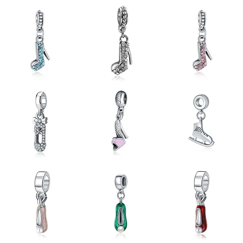 Fit Pandora Crystal Shoes Bracelet Princess Charms Bijoux Silver Perfumes Mujer Originales Necklace Charm Jewelry Beads
Fit Pandora Crystal Shoes Bracelet Princess Charms Bijoux Silver Perfumes Mujer Originales Necklace Charm Jewelry Beads