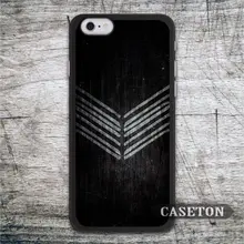Vintage Scratched Black Chevron Case For iPhone 7 6 6s Plus 5 5s SE 5c and For iPod 5 High Quality Classic Ultra Cover