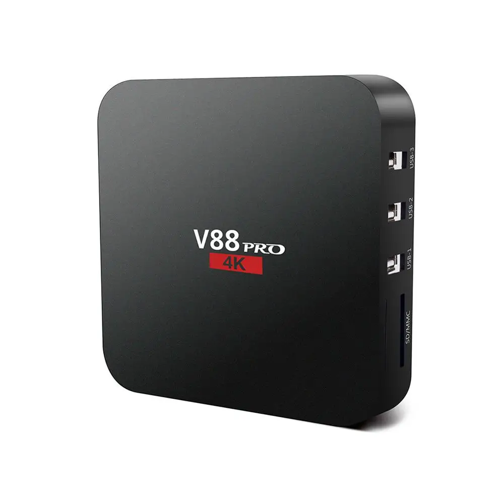 V88 1G+8G Smart TV Box Quad Core WiFi HD 4K Set-Top Media Player for Android 6.0
V88 1G+8G Smart TV Box Quad Core WiFi HD 4K Set-Top Media Player for Android 6.0