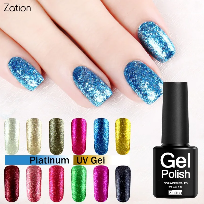 Zation Glitter Platinum Uv Gel Nail Polish Soak Off Platinum Gold Gel Lacque Lucky Hybrid Lacquer Soak Off Shining Gel Varnish
Zation Glitter Platinum Uv Gel Nail Polish Soak Off Platinum Gold Gel Lacque Lucky Hybrid Lacquer Soak Off Shining Gel Varnish