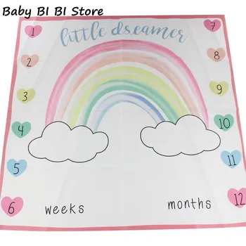 Newborn Baby Weeks Months Blanket Photography Clothing Accessories Props Rainbow Photo Background Cloth for Infants Boys Girls
Newborn Baby Weeks Months Blanket Photography Clothing Accessories Props Rainbow Photo Background Cloth for Infants Boys Girls