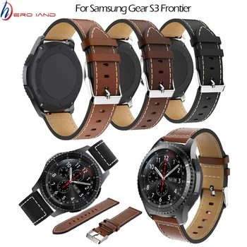 Hero Iand Genuine Leather Black Brown Strap For Samsung Gear S3 Frontier Strap For Gear S3 Classic Watchband 22mm Watch Bracelet
Hero Iand Genuine Leather Black Brown Strap For Samsung Gear S3 Frontier Strap For Gear S3 Classic Watchband 22mm Watch Bracelet