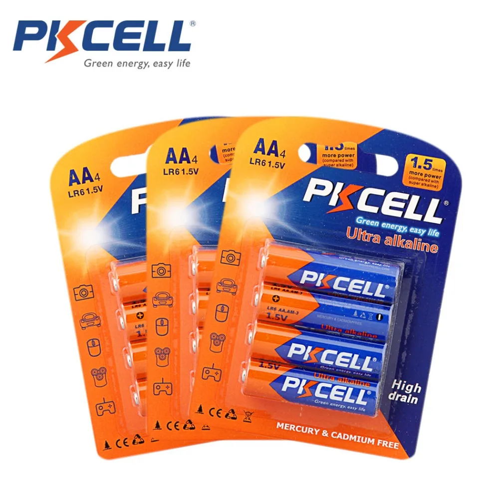 12Pcs/3Blister AA Battery 1.5Volts LR6 Alkaline Dry Batteries 2A Single Use Battery
12Pcs/3Blister AA Battery 1.5Volts LR6 Alkaline Dry Batteries 2A Single Use Battery