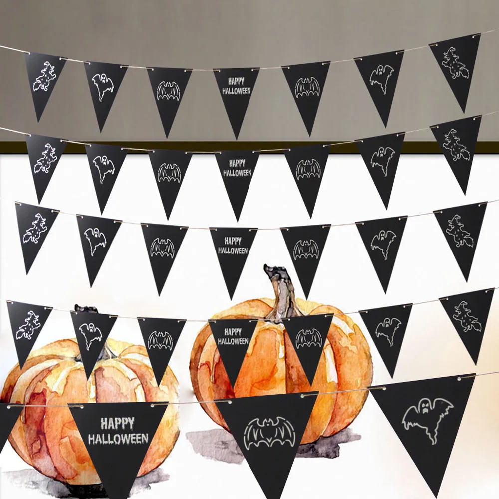 Home Decoration Supplies Black Bunting Flag 7pc Halloween Decoration Home Bunting Banner Garland Props Flag
Home Decoration Supplies Black Bunting Flag 7pc Halloween Decoration Home Bunting Banner Garland Props Flag