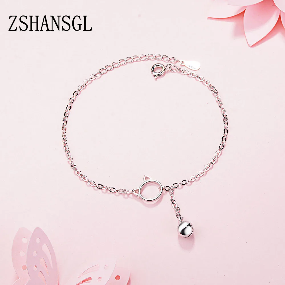Hot Sale Cat and Ball Lovely Adjustable Bracelets &Bangles Simple 925 Silver Color Bracelet Link Chain Mujer Jewelery Party Gift
Hot Sale Cat and Ball Lovely Adjustable Bracelets &Bangles Simple 925 Silver Color Bracelet Link Chain Mujer Jewelery Party Gift
