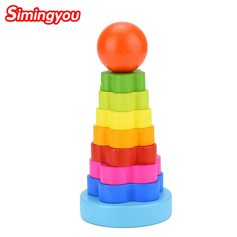 Simingyou Kids Toy Wooden Puzzle Stacking Ring Tower Educational Toys Rainbow Stack Up C01 Drop Shipping
Simingyou Kids Toy Wooden Puzzle Stacking Ring Tower Educational Toys Rainbow Stack Up C01 Drop Shipping