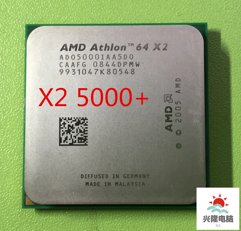 AMD Athlon 64 X2 5000+ x2 5000 processor 2.6GHz AM2 940pin Dual-Core)desktop cpu 5000+
AMD Athlon 64 X2 5000+ x2 5000 processor 2.6GHz AM2 940pin Dual-Core)desktop cpu 5000+