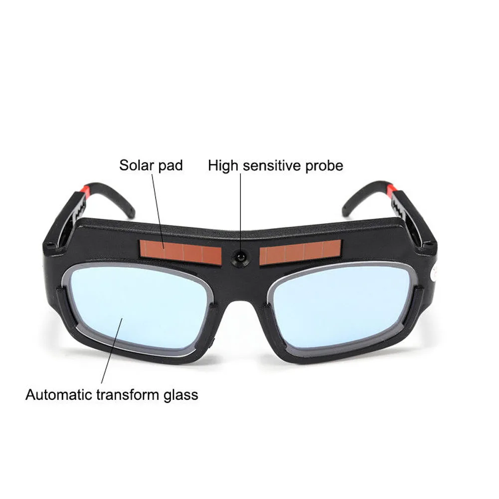 Solar Powered Safety Goggles Auto Darkening Welding Eyewear Eyes Protection Welder Glasses Mask Helmet Arc ND998
Solar Powered Safety Goggles Auto Darkening Welding Eyewear Eyes Protection Welder Glasses Mask Helmet Arc ND998