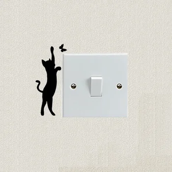 CAT BUTTERFLY ANIMAL Vinyl Switch Stickers Cute Funny Cartoon Decoration Wall Sticker 2SS0442
CAT BUTTERFLY ANIMAL Vinyl Switch Stickers Cute Funny Cartoon Decoration Wall Sticker 2SS0442