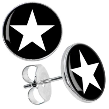 Wholesale Stainless Steel White Star Ear Stud Earrings Fake Plugs Diameter 8mm 10mm AW5046
Wholesale Stainless Steel White Star Ear Stud Earrings Fake Plugs Diameter 8mm 10mm AW5046