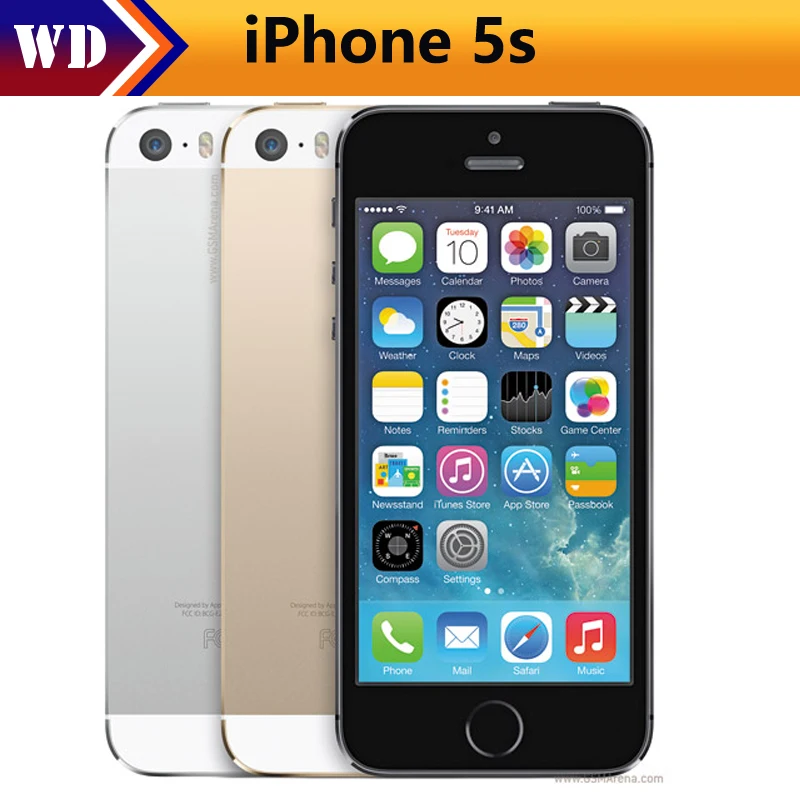 Original Unlocked Apple iPhone 5S Mobile Phone iOS A7 4.0" 8MP IPS HD GPS 16GB 32GB ROM Used Cell Phones iPhone5s
Original Unlocked Apple iPhone 5S Mobile Phone iOS A7 4.0" 8MP IPS HD GPS 16GB 32GB ROM Used Cell Phones iPhone5s