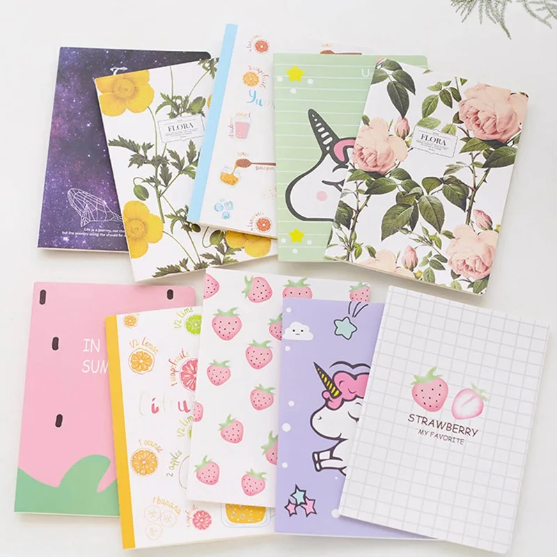 1 Piece Cartoon Unicorn Flower Strawberry B5 Planner Notebook Cute Line Inner Page Notebook School Office Stationery Random
1 Piece Cartoon Unicorn Flower Strawberry B5 Planner Notebook Cute Line Inner Page Notebook School Office Stationery Random