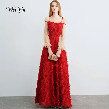 weiyin Vestido De Festa Longo Wine Red Evening Dress Long Tulle Lace Formal gown Backless prom dresses robe de soiree WY1062
weiyin Vestido De Festa Longo Wine Red Evening Dress Long Tulle Lace Formal gown Backless prom dresses robe de soiree WY1062