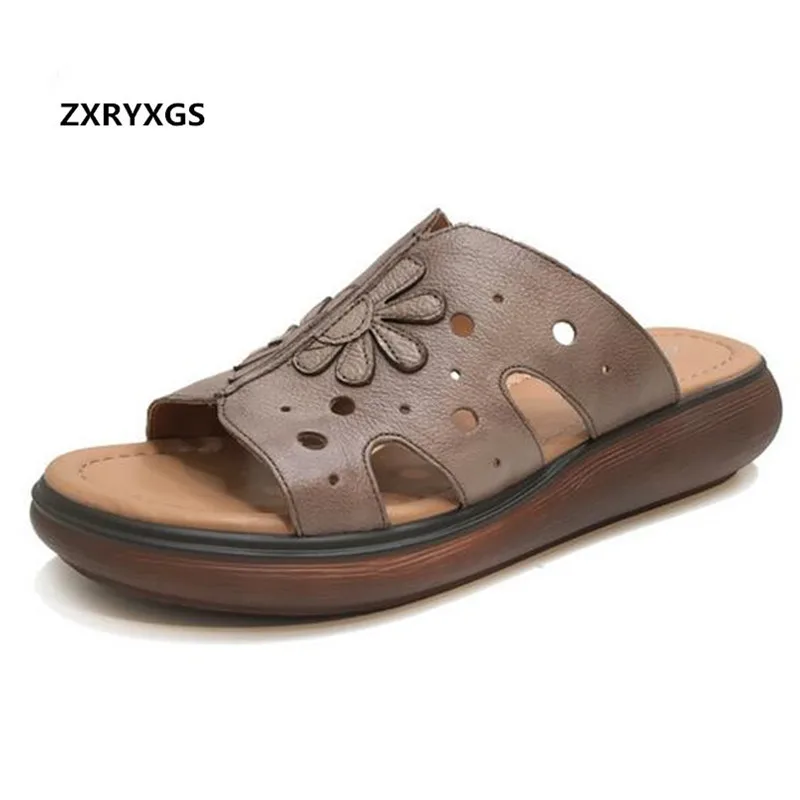 2019 New Breathable Comfort Summer Flower First Layer of Cowhide Leather Sandals for Women Slippers Thick Bottom Wedges Sandals
2019 New Breathable Comfort Summer Flower First Layer of Cowhide Leather Sandals for Women Slippers Thick Bottom Wedges Sandals
