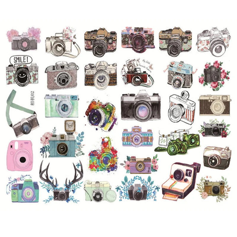 1pcs Cute Creative Vintage Camera Recorder Sticker Child DIY toy Photo Album Deco Sticker Scrapbooking Seal Sticker Kawaii
1pcs Cute Creative Vintage Camera Recorder Sticker Child DIY toy Photo Album Deco Sticker Scrapbooking Seal Sticker Kawaii