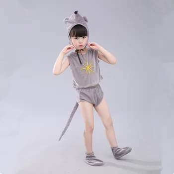 gray little mouse costumes for children animal cosplay kindergarten performance clothing cute costume
gray little mouse costumes for children animal cosplay kindergarten performance clothing cute costume