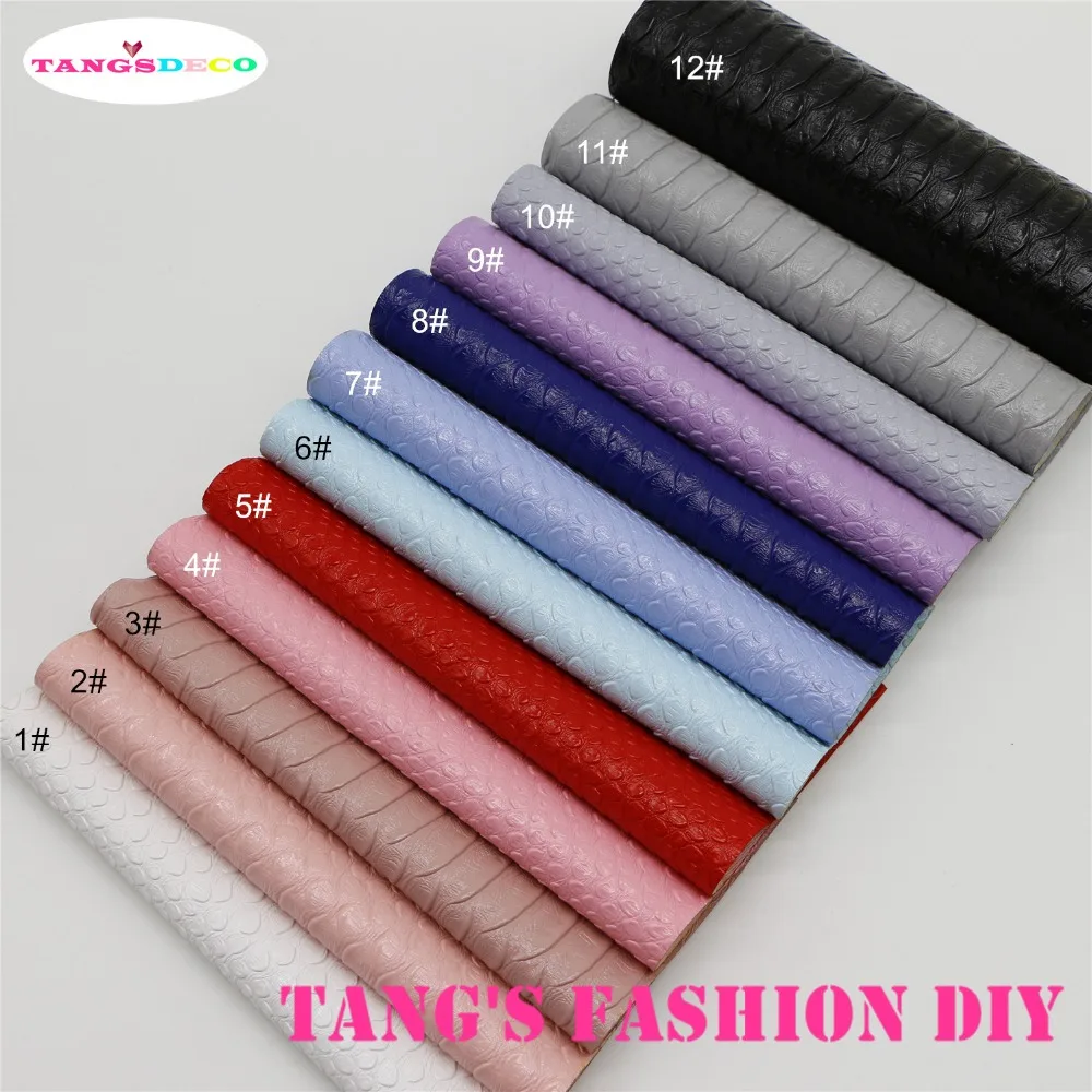 12PCS---High Quality DIY soft crocodile PU leathers/Synthetic leather/DIY fabric 20x22cm per pcs CAN CHOOSE
12PCS---High Quality DIY soft crocodile PU leathers/Synthetic leather/DIY fabric 20x22cm per pcs CAN CHOOSE