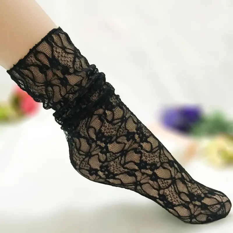 Ladies Socks Autumn Transparent Hollow Out Heaps Socks Female Japanese And Korean Fashion Lace Tube Short Socks Thin For Women
Ladies Socks Autumn Transparent Hollow Out Heaps Socks Female Japanese And Korean Fashion Lace Tube Short Socks Thin For Women
