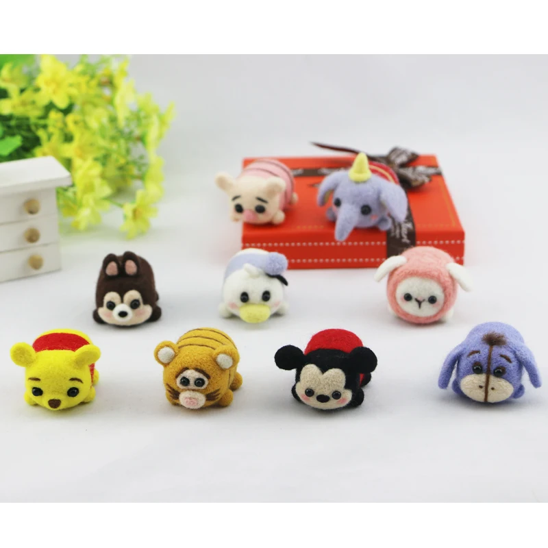 Small animal doll wool needlepoint kit wool felt needle felting pendant craft needlecraft DIY handmade
Small animal doll wool needlepoint kit wool felt needle felting pendant craft needlecraft DIY handmade