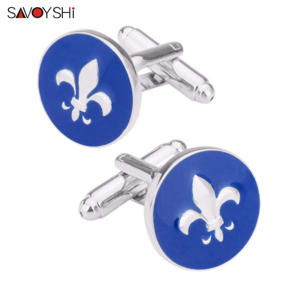 SAVOYSHI Brand Shirt Cufflinks for Mens Shirt Cuff buttons Gift Round Blue Enamel Cuff links High Quality Fashion Man Jewelry
SAVOYSHI Brand Shirt Cufflinks for Mens Shirt Cuff buttons Gift Round Blue Enamel Cuff links High Quality Fashion Man Jewelry