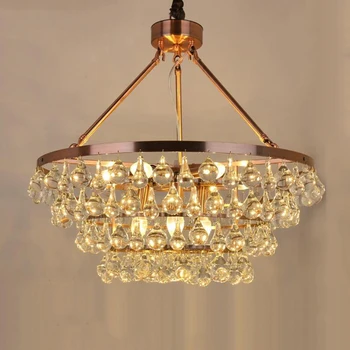 jmmxiuz Modern water drop crystal chandelier luxury restaurant living room Mediterranean bedroom lamp
jmmxiuz Modern water drop crystal chandelier luxury restaurant living room Mediterranean bedroom lamp