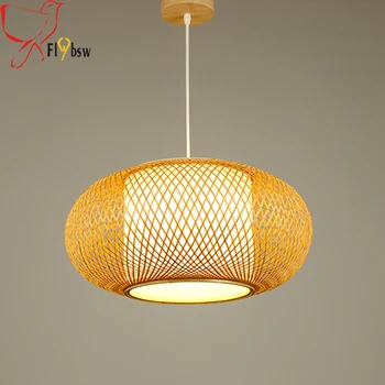 Southeast Asia Hand knitting bamboo pendant lamp Chinese style retro living room restaurant bamboo art hanging light fixture
Southeast Asia Hand knitting bamboo pendant lamp Chinese style retro living room restaurant bamboo art hanging light fixture