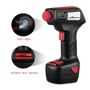 New Pro Air Compressor Cordless Portable Compressor Electric Inflator Portable Hand Held Pump with Digital LCD Car Styling
New Pro Air Compressor Cordless Portable Compressor Electric Inflator Portable Hand Held Pump with Digital LCD Car Styling