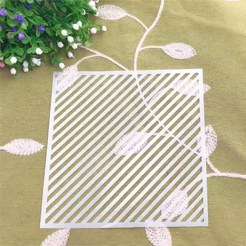 Diagonal stripes DIY cake scrapbook stencils hollow Embellishments printing lace ruler Valentine's Day
Diagonal stripes DIY cake scrapbook stencils hollow Embellishments printing lace ruler Valentine's Day