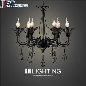 M D60 * H56cm Retro Creative Black Iron Chandelier 6 Head Candle Lights American Village Restaurant Dining Room Simple Light
M D60 * H56cm Retro Creative Black Iron Chandelier 6 Head Candle Lights American Village Restaurant Dining Room Simple Light