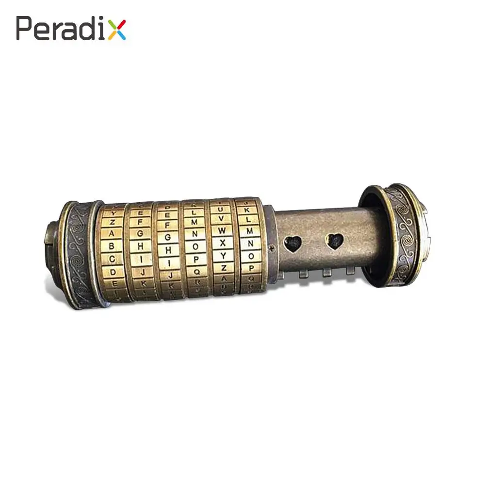 Retro Da Vinci Gifts Birthday Present Da Vinci Code Intelligence Christmas Metal Cylinder Lock Alphabet Lock Valentine Holiday
Retro Da Vinci Gifts Birthday Present Da Vinci Code Intelligence Christmas Metal Cylinder Lock Alphabet Lock Valentine Holiday